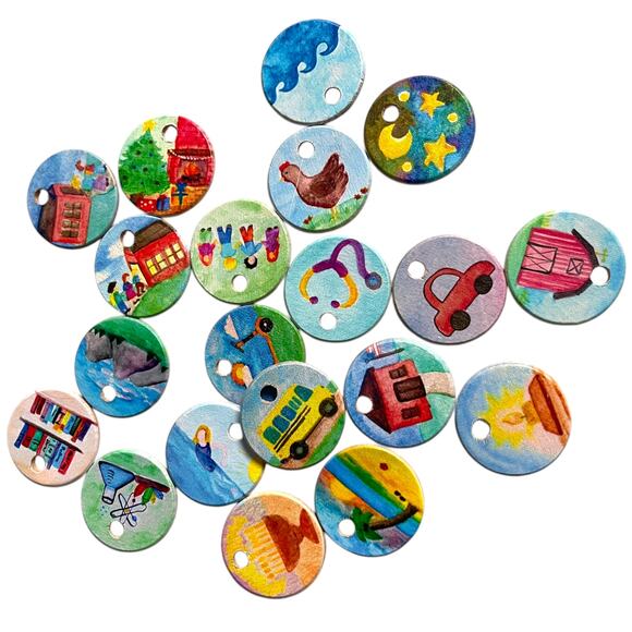 Perpetual Home Calendar Wooden Lot From Jennifer Waldorf - Picture 6 of 7